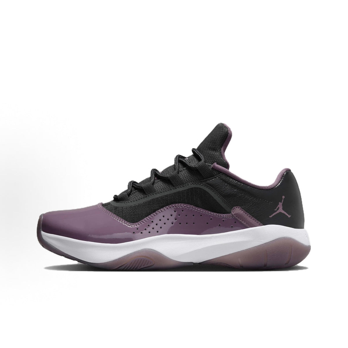 Jordan Air Jordan 11 Women's Retro Low-Top Basketball Shoes – Black/Purple