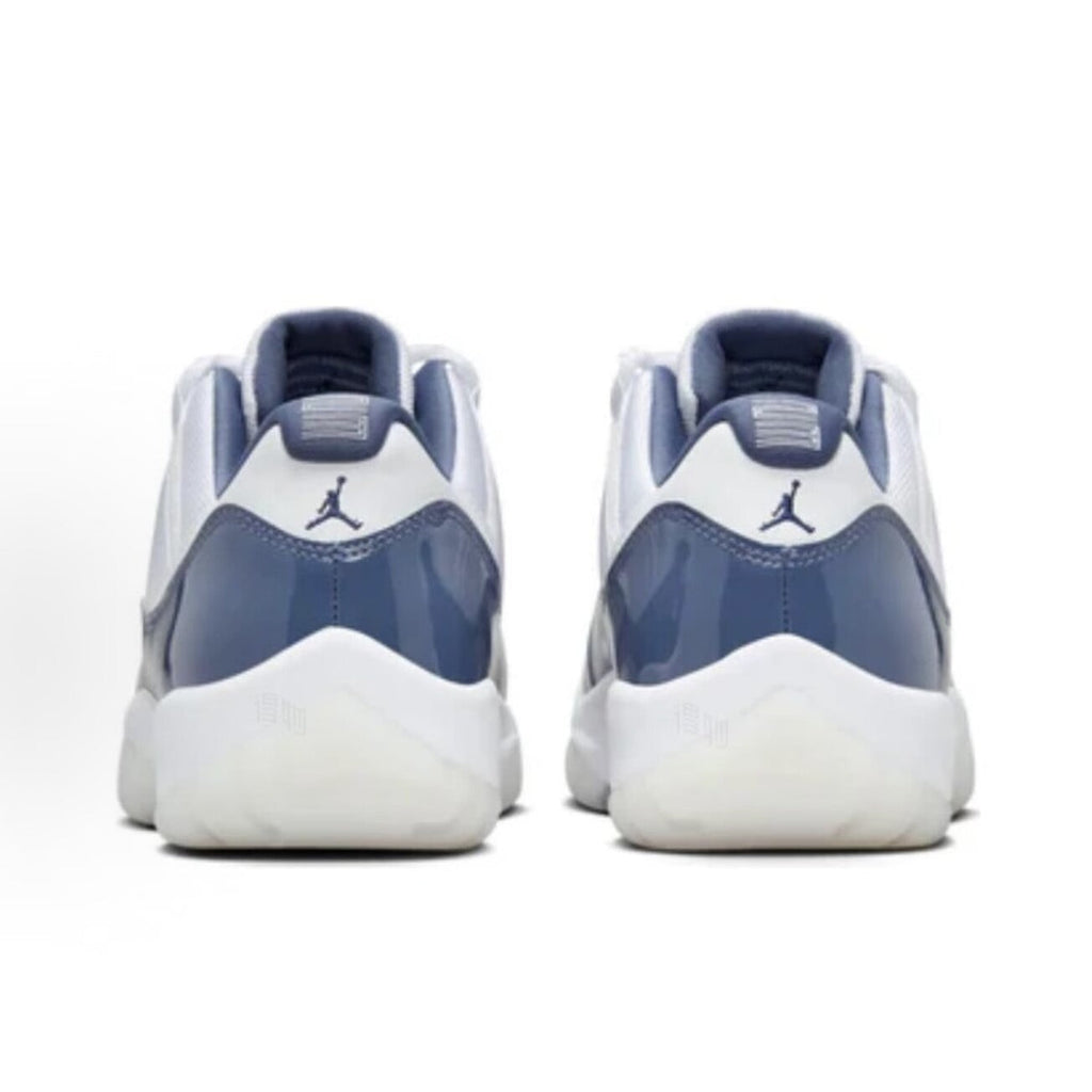 Jordan Air Jordan 11 Low "Diffused Blue" – Men's Retro Basketball Shoes, Low-Top, Comfortable and Slip-Resistant (White/Blue)