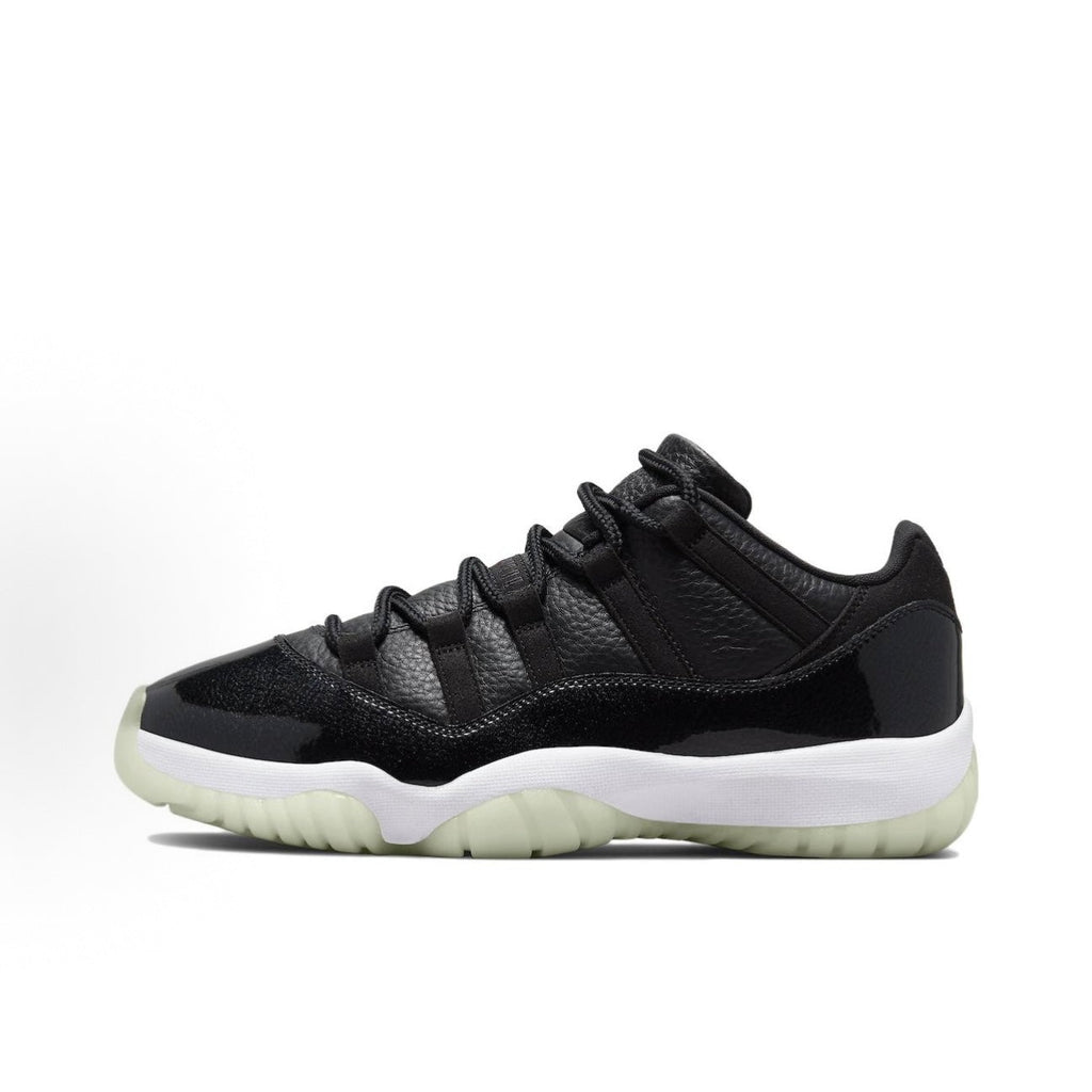 Jordan Air Jordan 11 Retro Low "72-10" – Patent Leather, Durable, Low-Top, Retro Basketball Shoes (Unisex) – Black