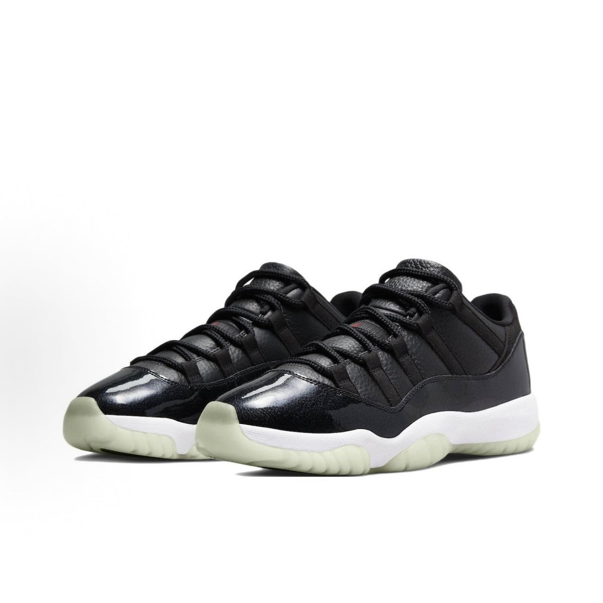Jordan Air Jordan 11 Retro Low "72-10" – Patent Leather, Durable, Low-Top, Retro Basketball Shoes (Unisex) – Black