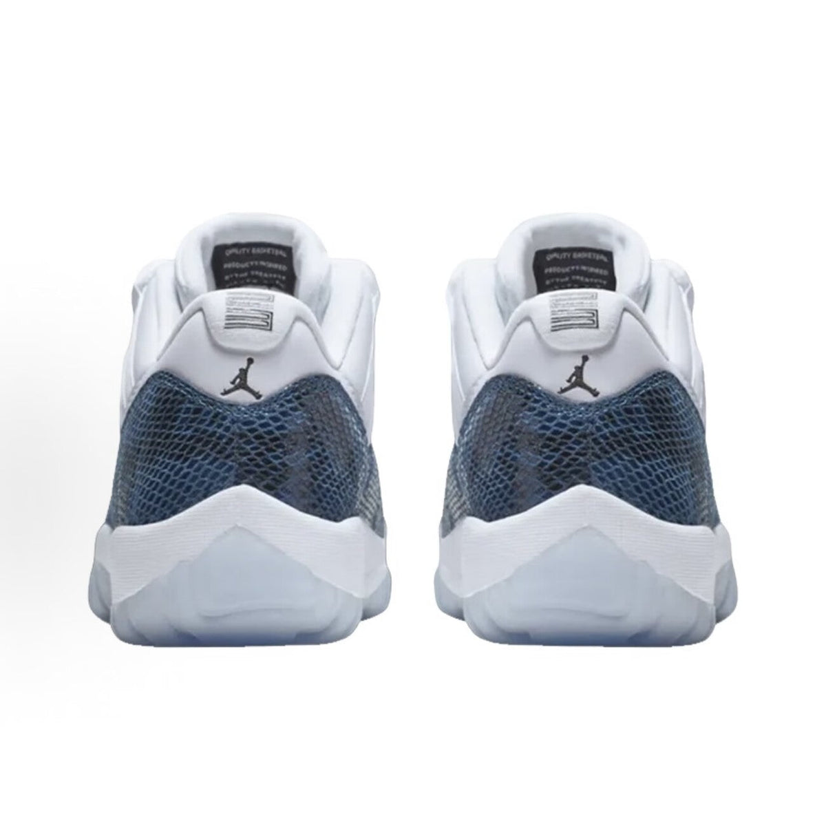 Jordan Air Jordan 11 Low “Navy Snakeskin” – Retro Basketball Shoes with Non-Slip, Durable Outsole (Unisex, Blue/White, 2019 Edition)