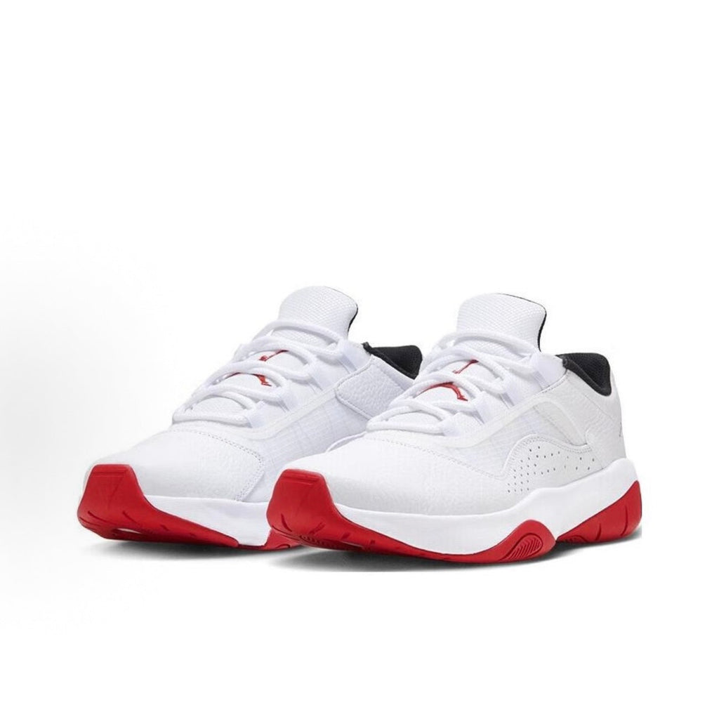 Jordan Air Jordan 11 Men's Low-Top Basketball Shoes, Round-Toe, Lace-Up, White