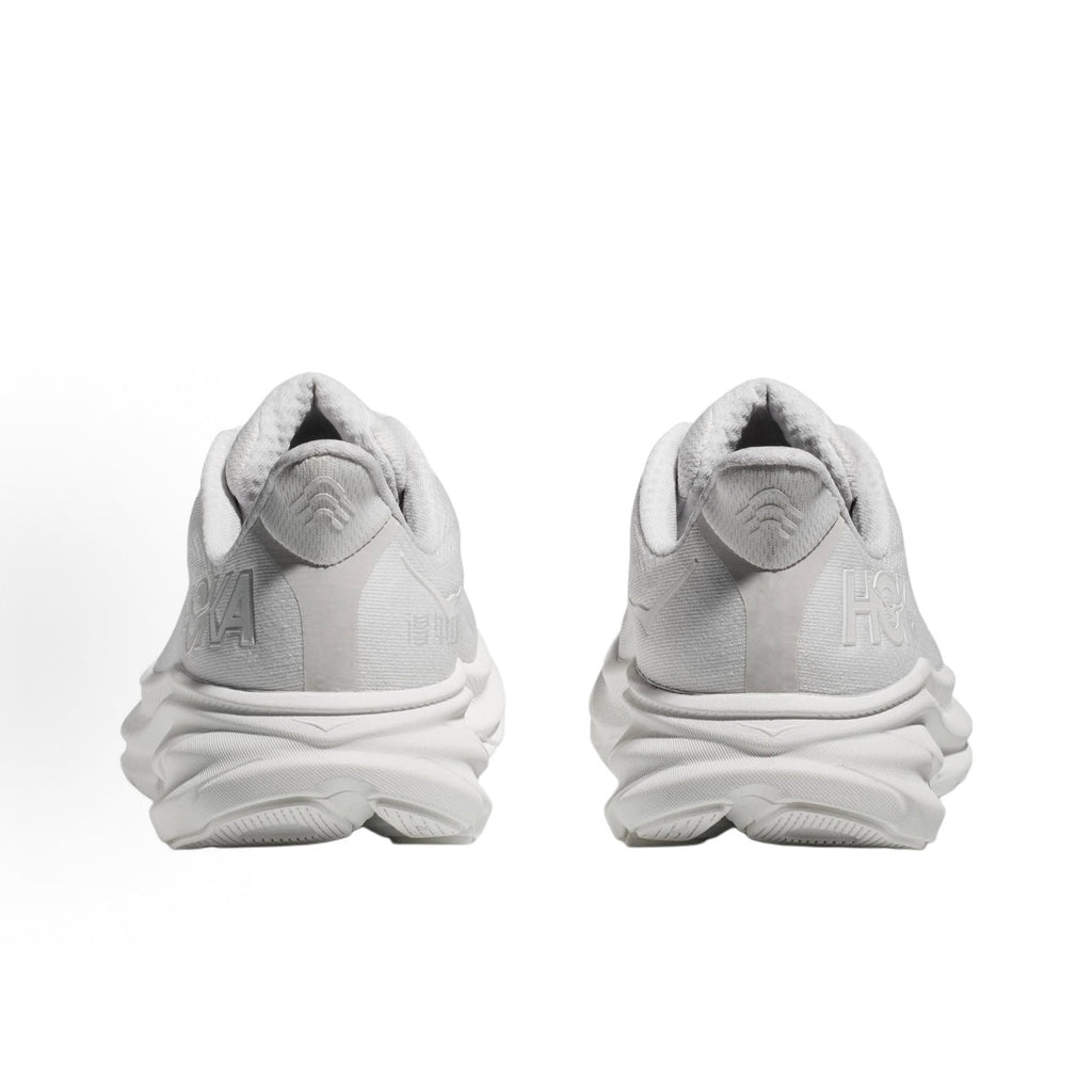 HOKA ONE ONE Clifton 9 Women's Low-Top Marathon Training & Long-Distance Running Shoes - White