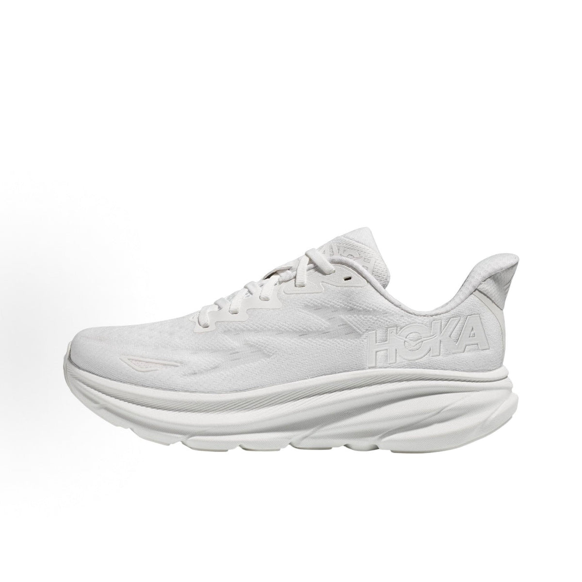 HOKA ONE ONE Clifton 9 Men's Low-Top Running Shoes - White