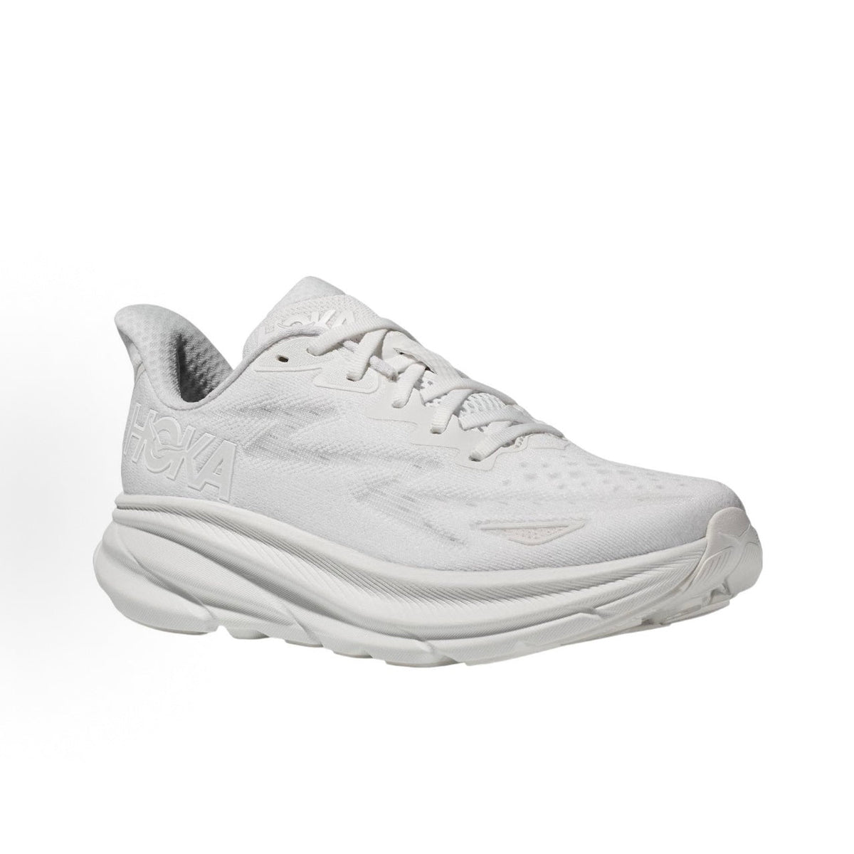 HOKA ONE ONE Clifton 9 Men's Low-Top Running Shoes - White