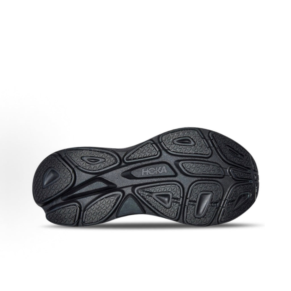 HOKA ONE ONE Bondi 8 Men's Casual Urban Commuter Running Shoes - Black