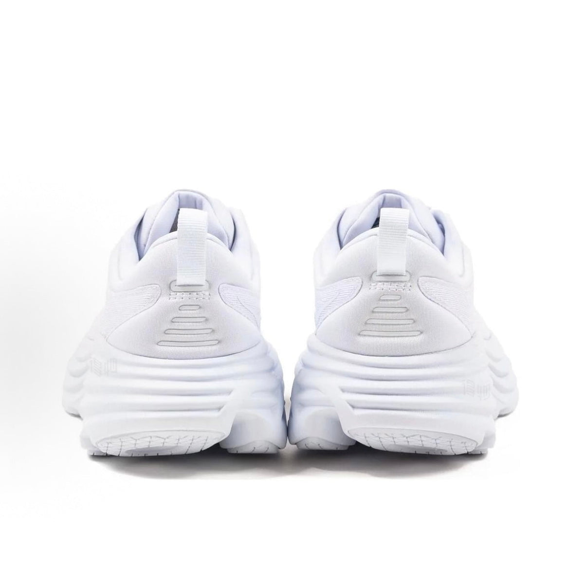 HOKA ONE ONE Bondi 8 Women's Low-Top Casual Running Shoes, Textile and Synthetic Leather, White