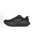 HOKA ONE ONE Bondi 8 Men’s Mesh Running & Commuter Shoes – Lightweight, Cushioned, Low-Top, Urban Casual – Black/Grey, Wide Fit