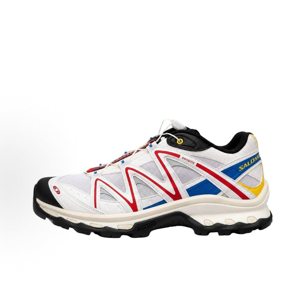 Salomon XT-Quest – Retro-Style Outdoor/Techwear-Inspired Running Shoes (Unisex) – White/Red