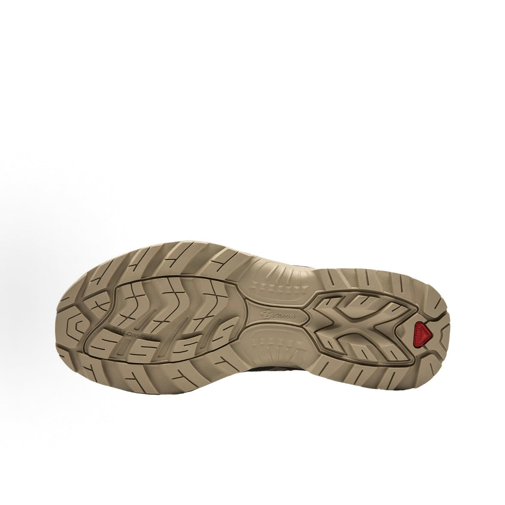 Salomon XT-Quest – Stylish and Comfortable, "Dark Plum" Colorway, Low-Top Running Shoes, Unisex, Brown-Yellow