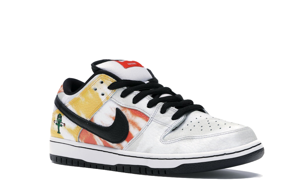 SB Dunk Low Raygun Tie-Dye White