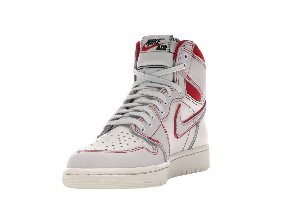 AJ1 High Phantom Gym Red